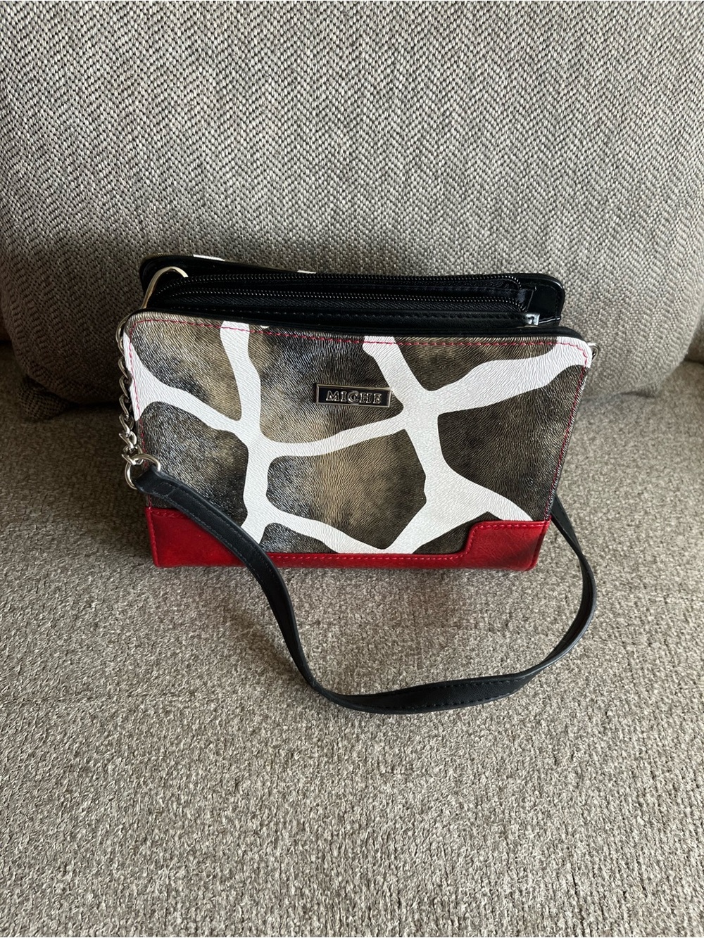 Miche Sarah Petite Shell and Black Base w/Chain Black Strap
